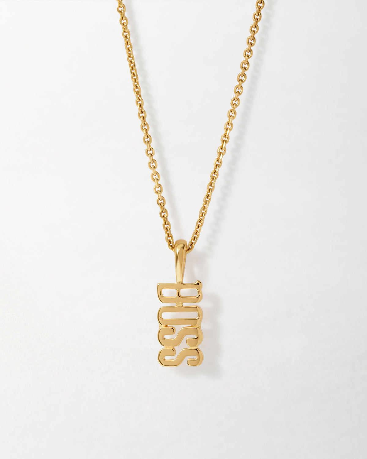 Boss Tag Necklace