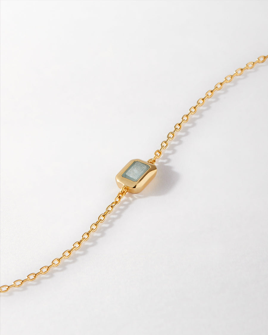 March Birthstone Bracelet - Aquamarine