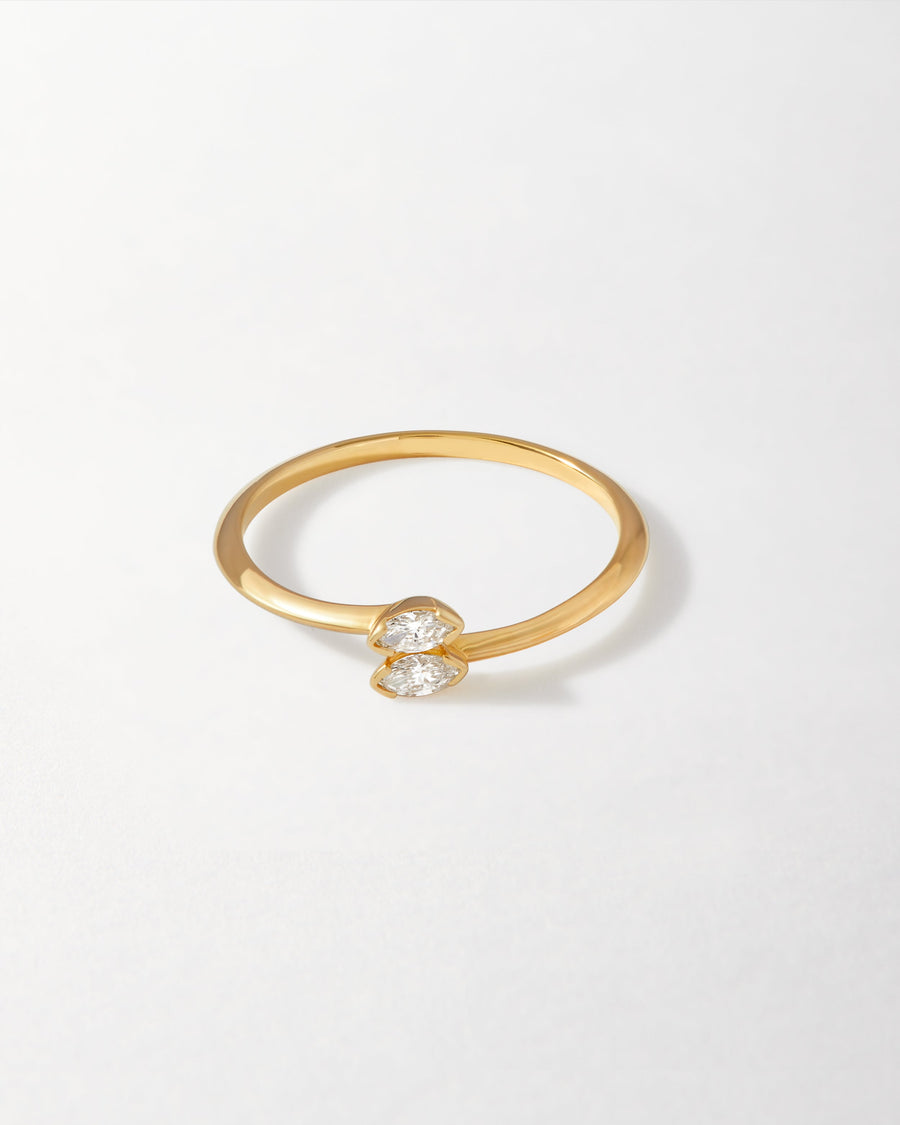 Double Marquise Diamond Ring