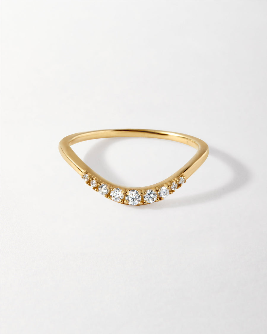 Ellipse Diamond Ring