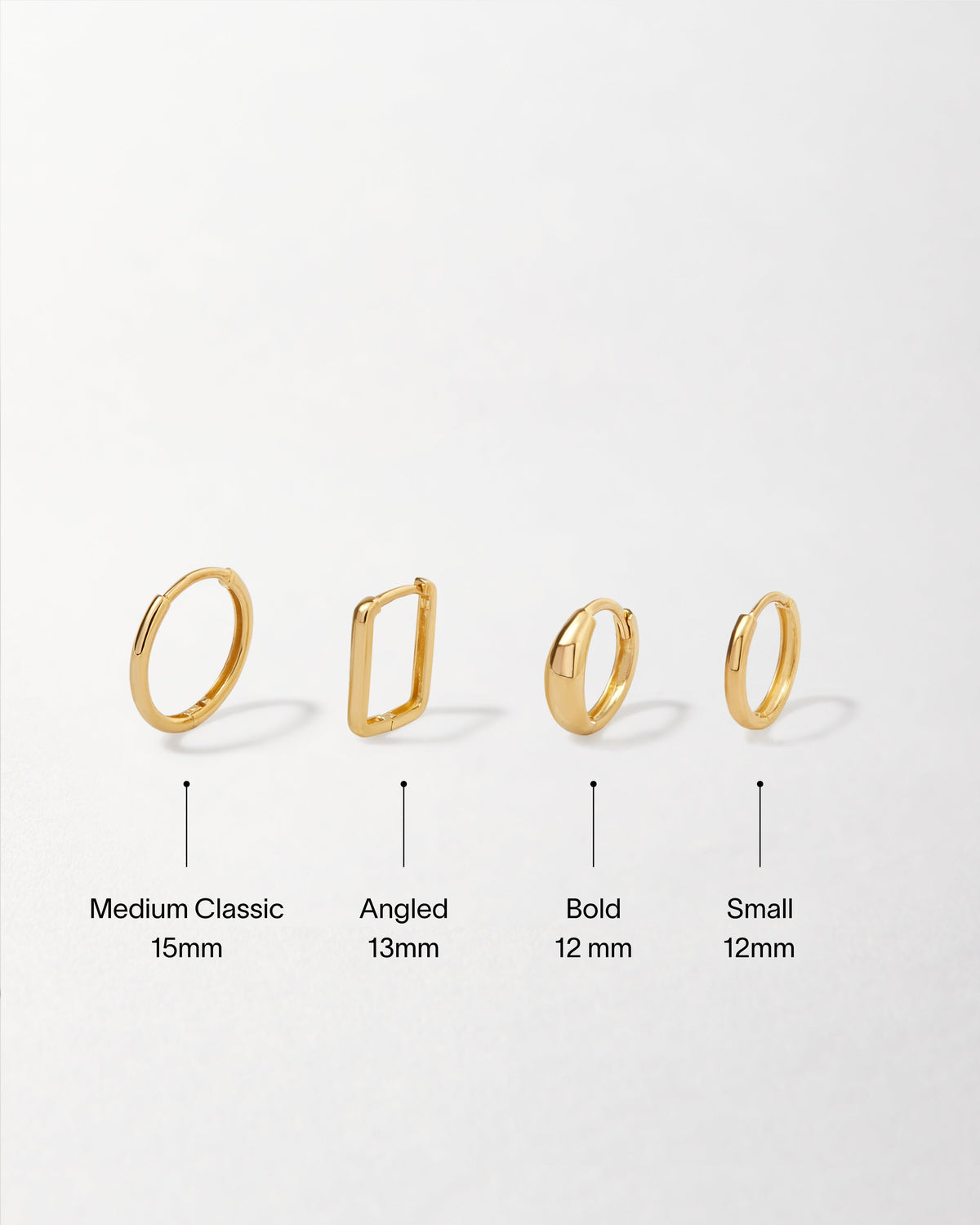 Classic Gold Huggie Earrings
