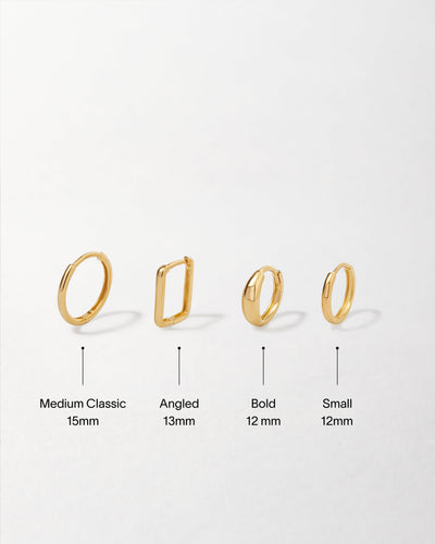Classic Gold Huggie Earrings
