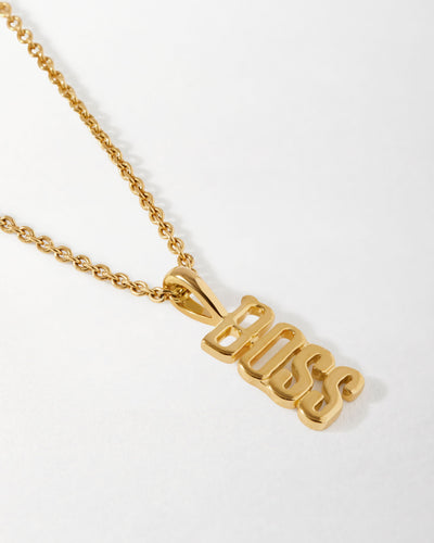 Boss Tag Necklace