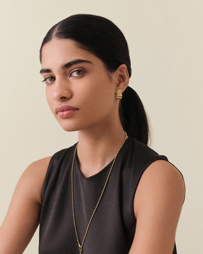 Flare Statement Stud Earrings