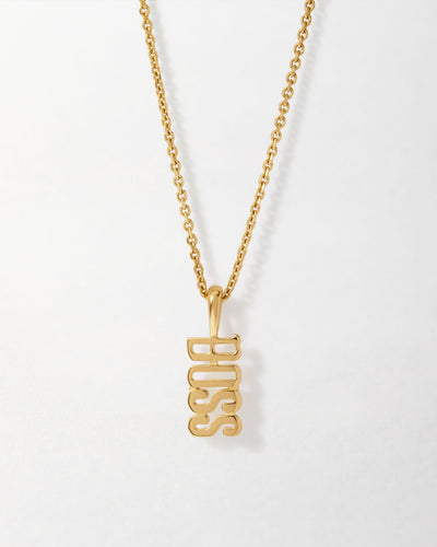 Boss Tag Necklace