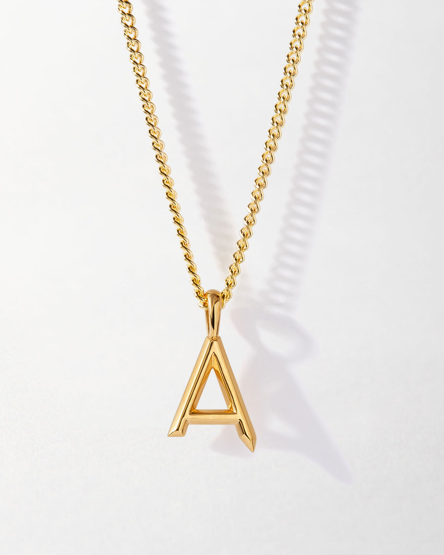 Initial Curb Necklace
