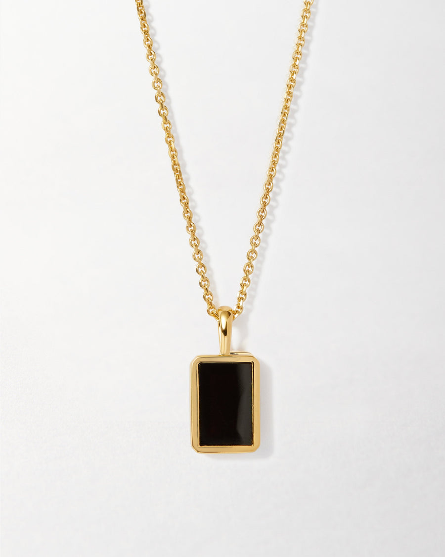 Black Onyx Gemstone Necklace