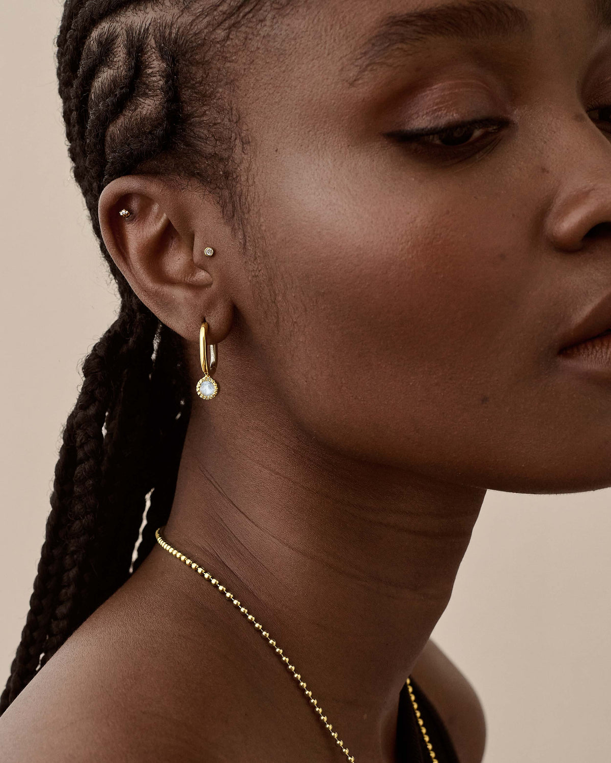 Birthstone Drop Earrings