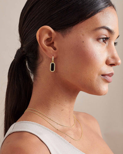 Black Onyx Drop Earrings