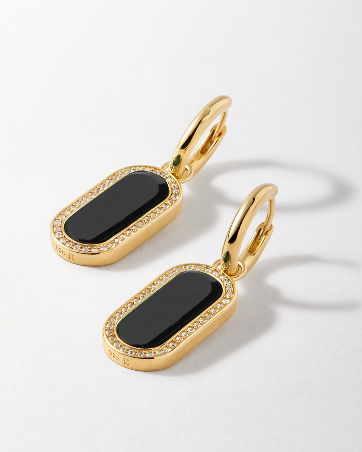 Black Onyx Drop Earrings