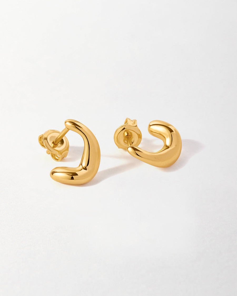 Charlotte Collins Twist Stud Earrings