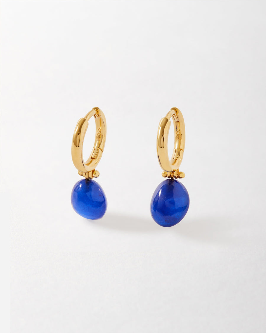 Coastal Blue Quartz Earrings