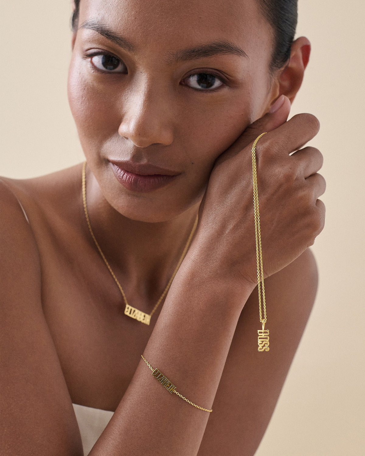 Boss Tag Necklace