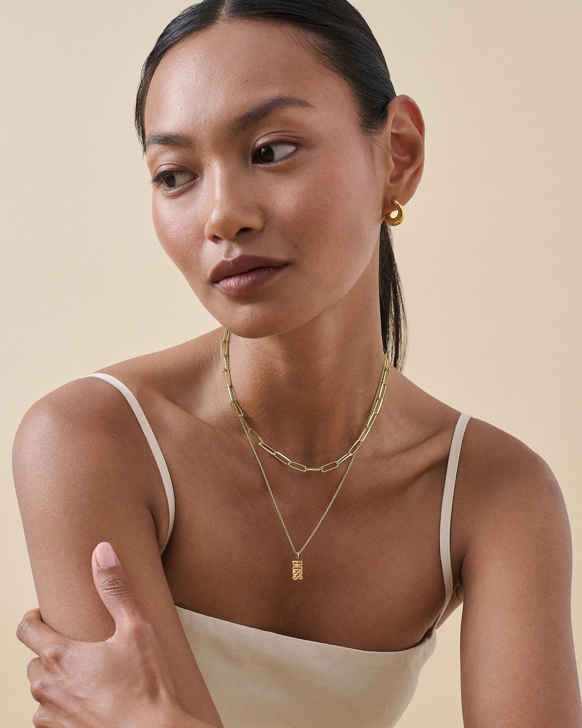 Boss Tag Necklace