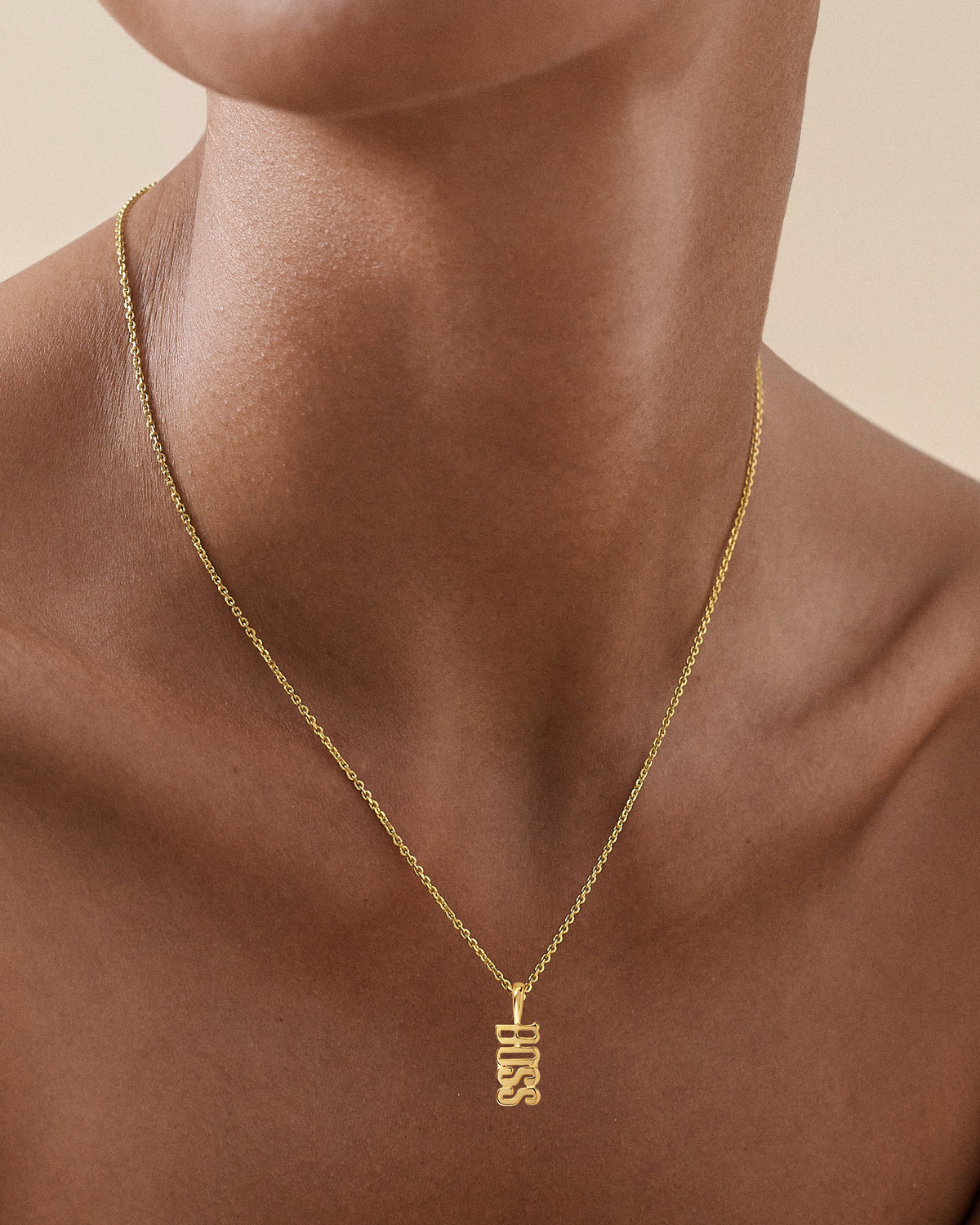 Boss Tag Necklace