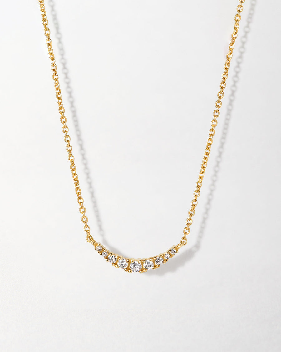 Ellipse Diamond Necklace