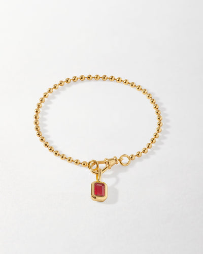 Deco Birthstone Globe Bracelet