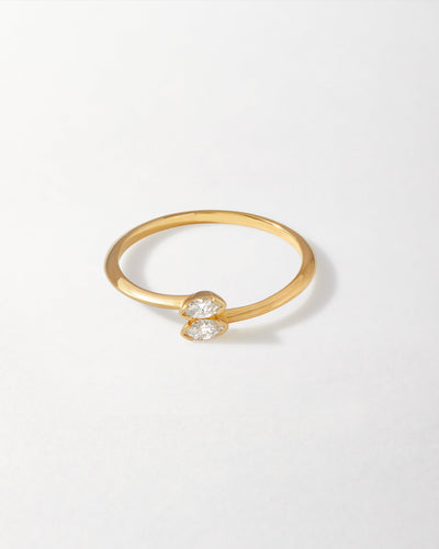 Double Marquise Diamond Ring