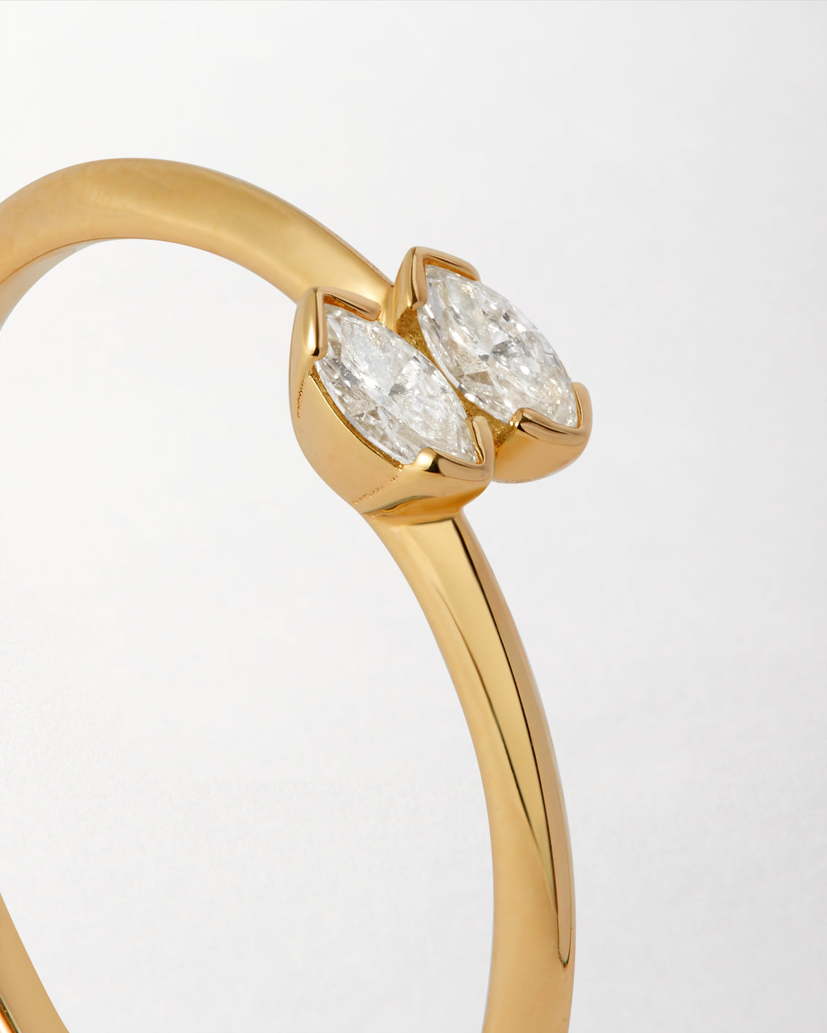 Double Marquise Diamond Ring