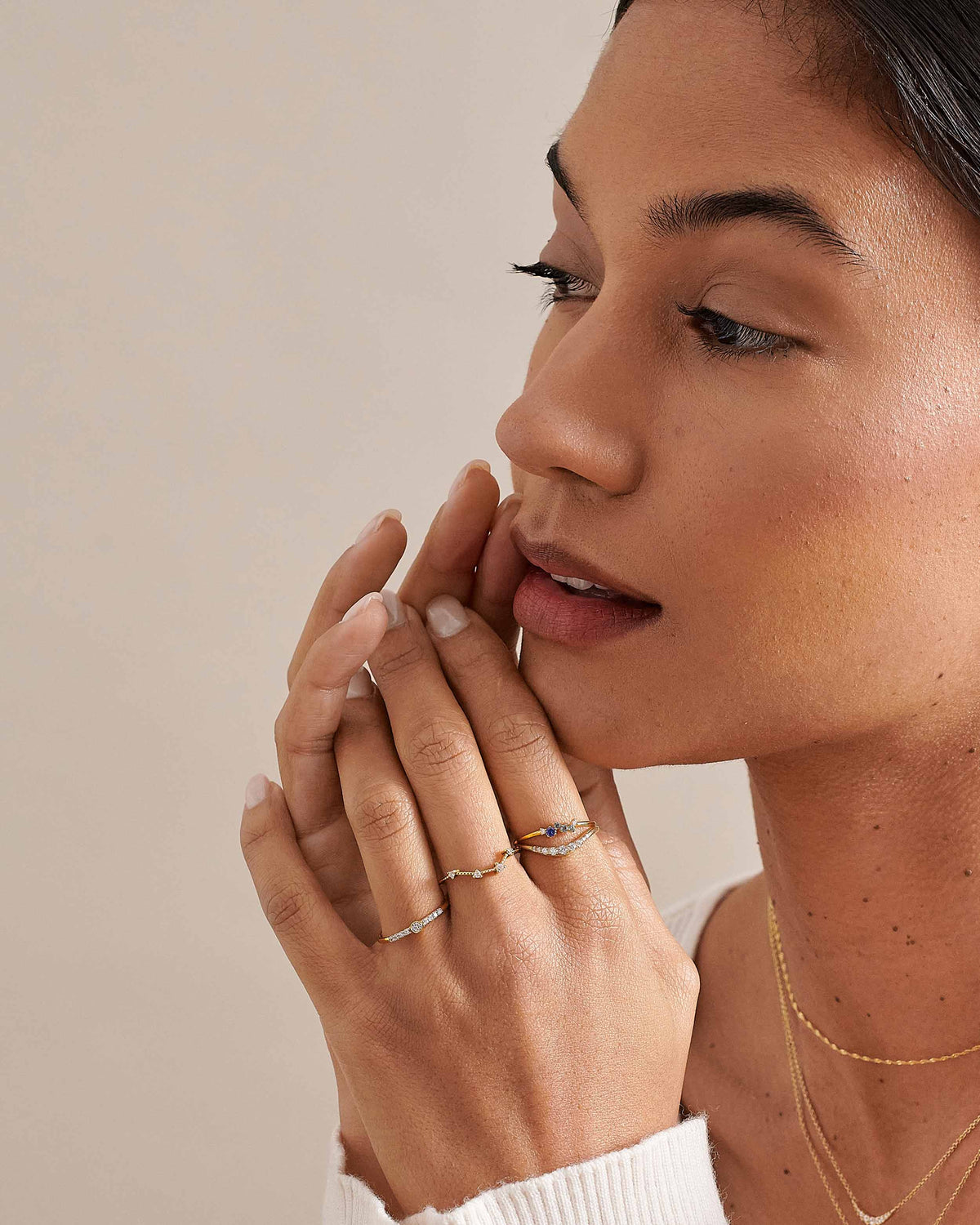Ellipse Diamond Ring