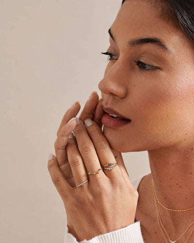 Ellipse Diamond Ring