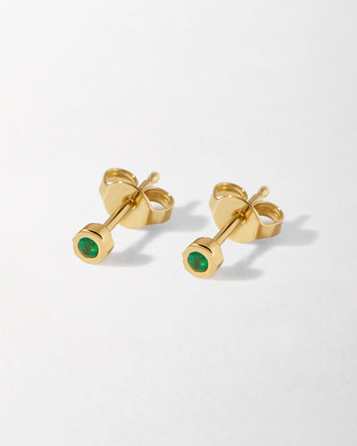 Emerald Stud Earrings