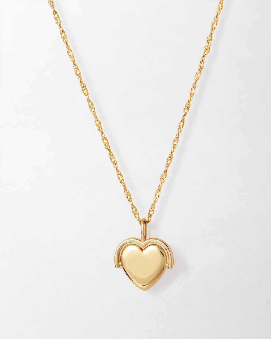 Heart Spinner Necklace