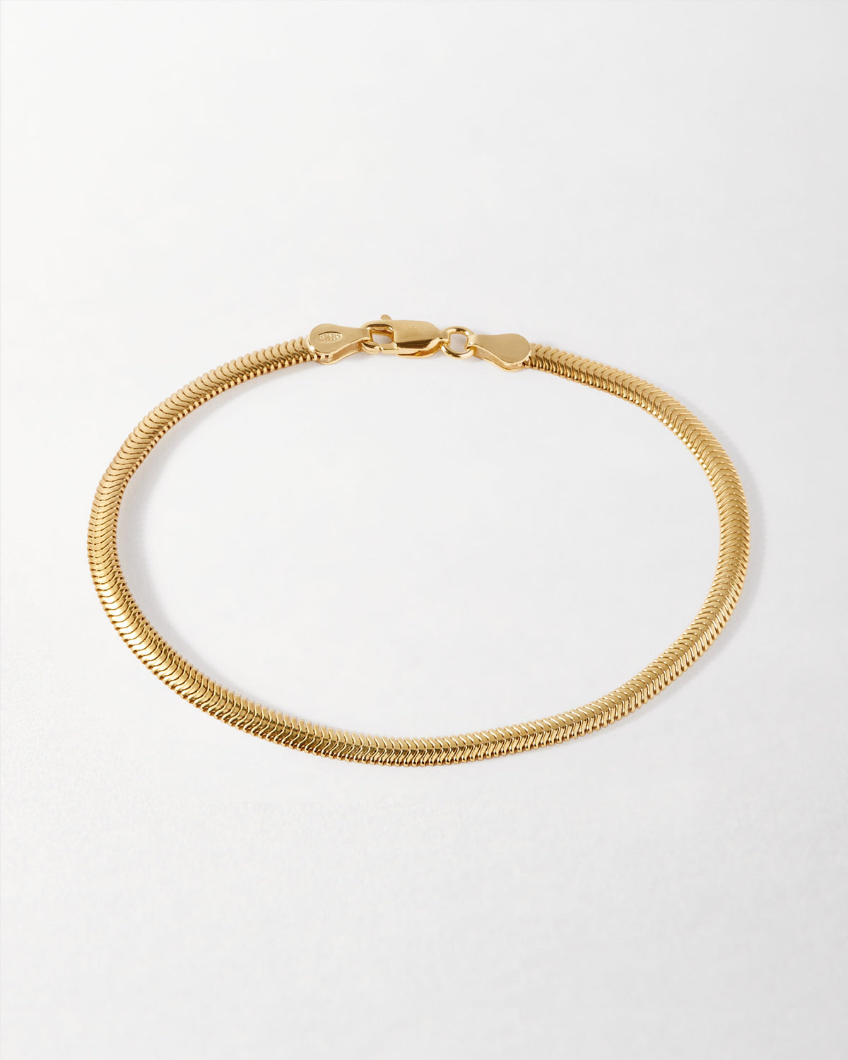 Flat Snake Chain Bracelet
