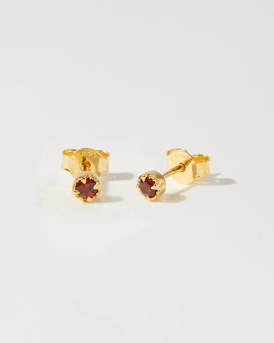 Birthstone Stud Earrings