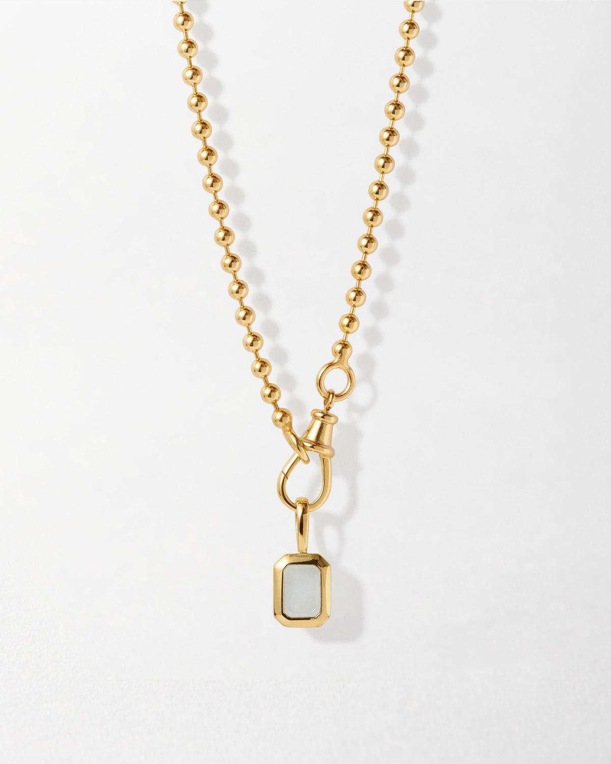 Deco Birthstone Globe Necklace