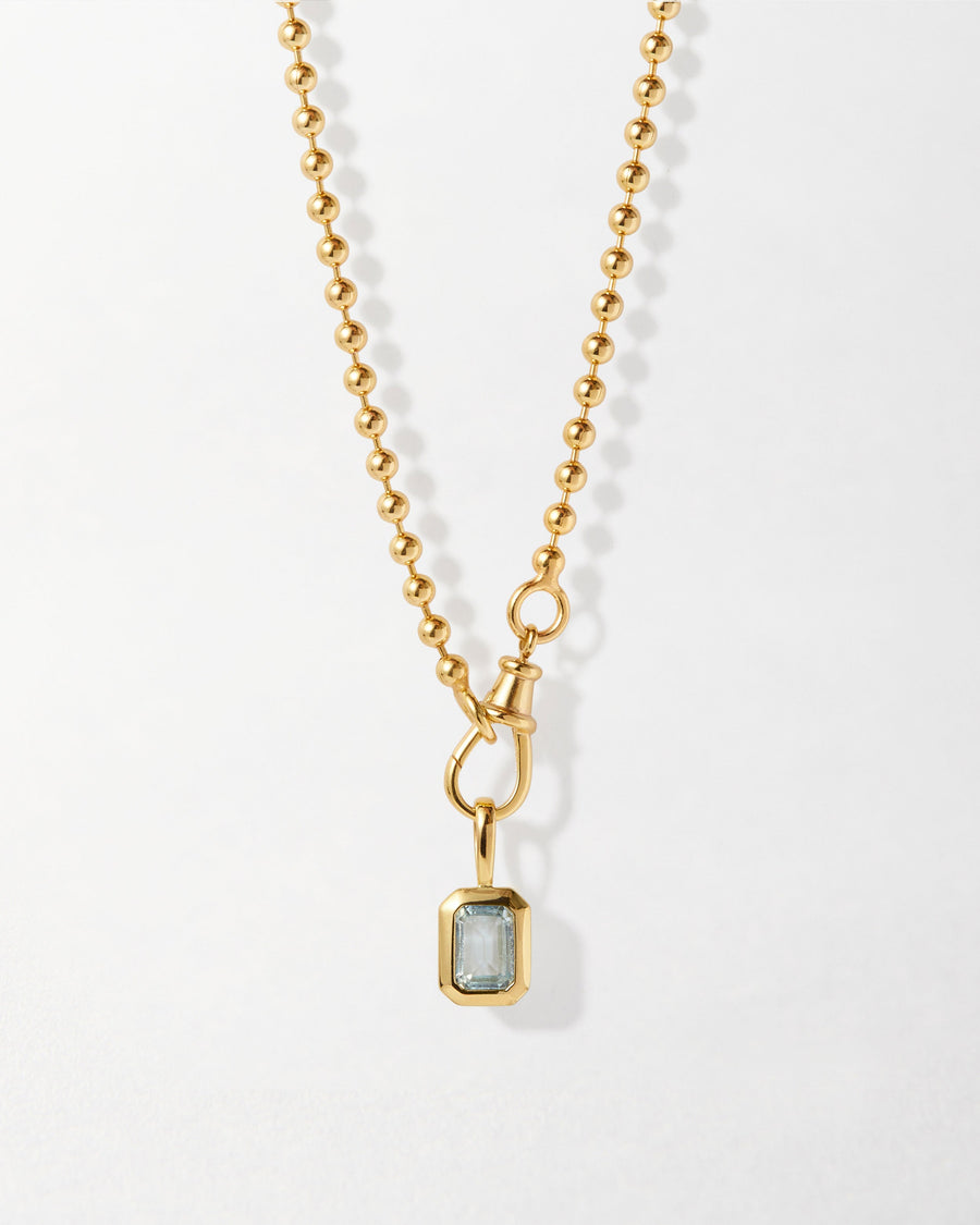 Deco Birthstone Necklace