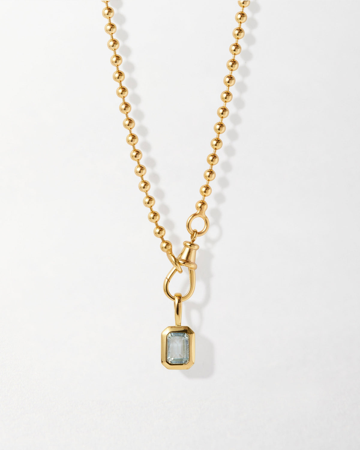 Deco Birthstone Necklace