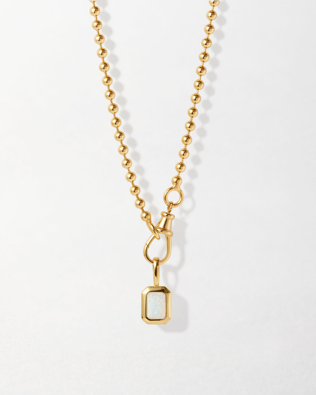 Deco Birthstone Necklace