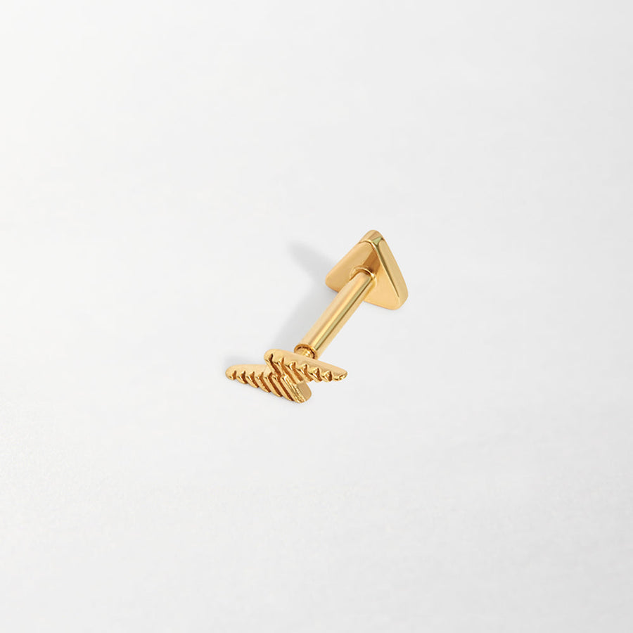 Lightning Bolt Piercing Earring