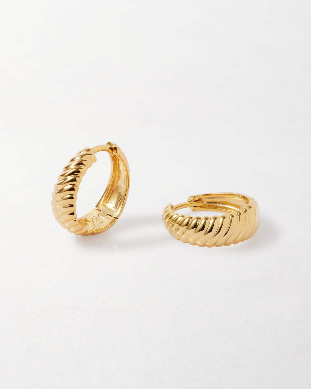 Spiral Small Hoop Earrings