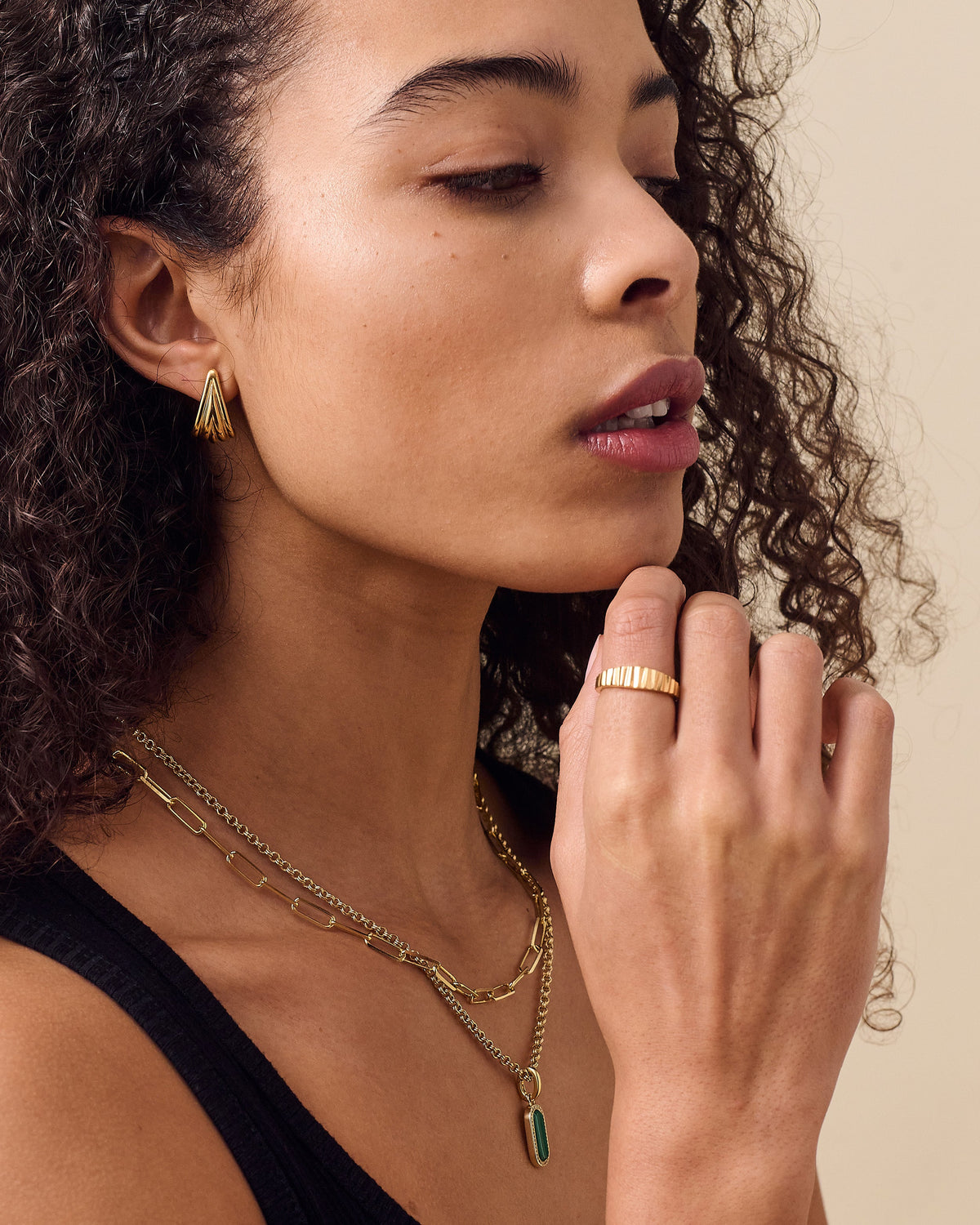 Statement Ridge Earrings