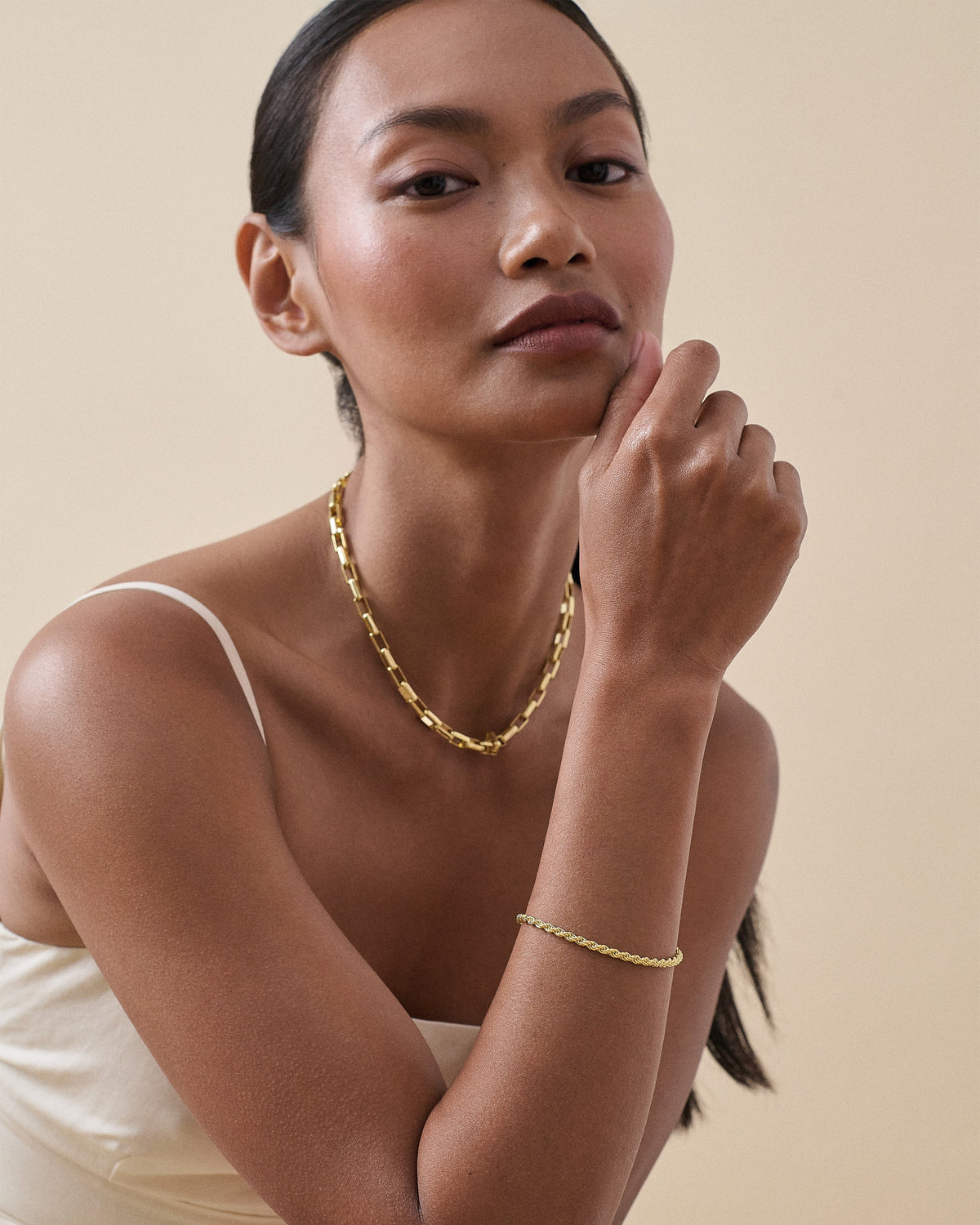 Chunky Rope Chain Bracelet