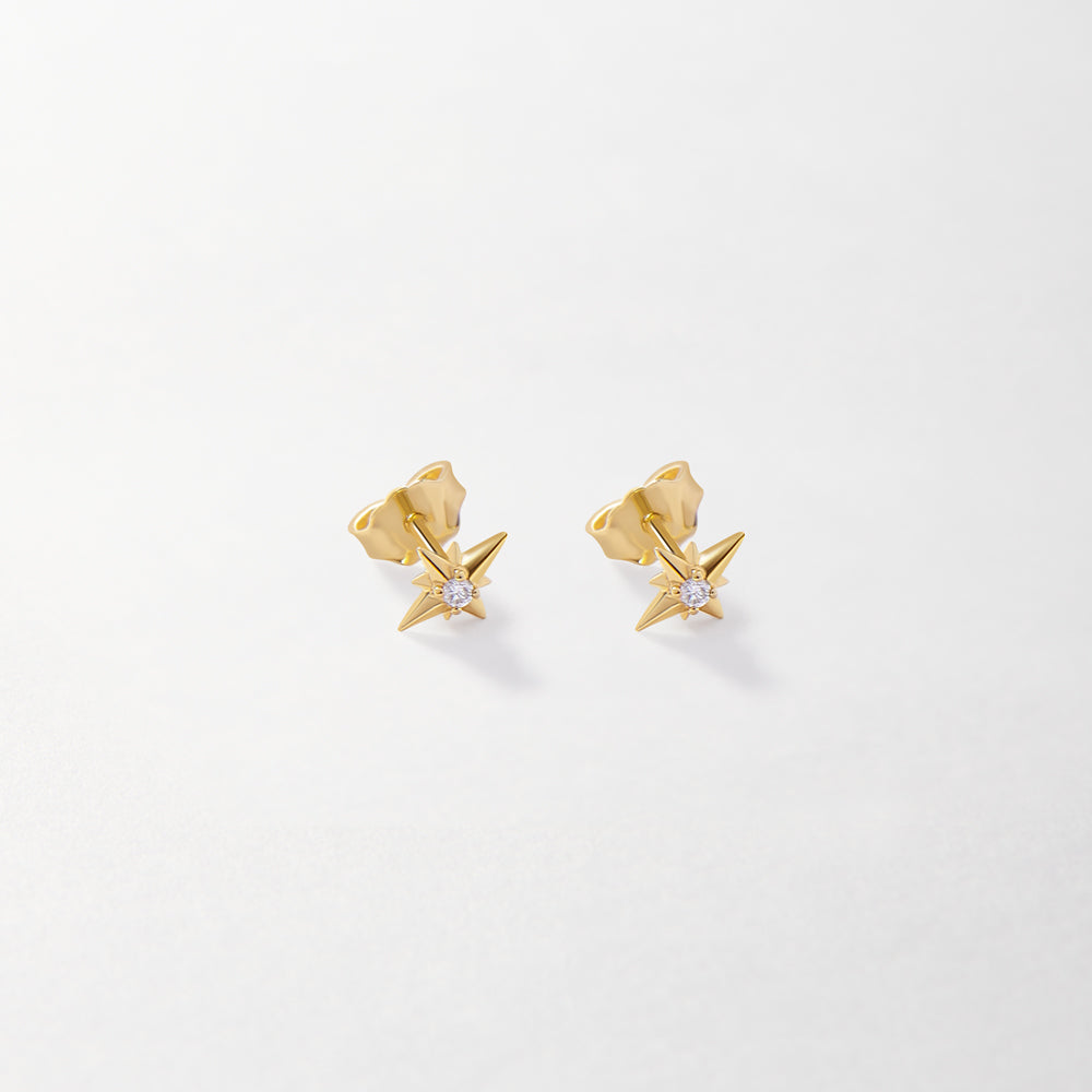 North Star Diamond Earrings
