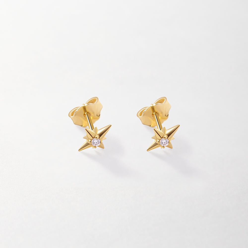 North Star Diamond Earrings