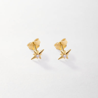 North Star Diamond Earrings