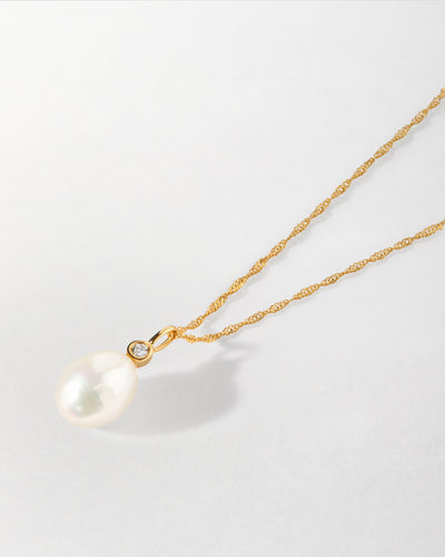 Pearl Diamond Necklace