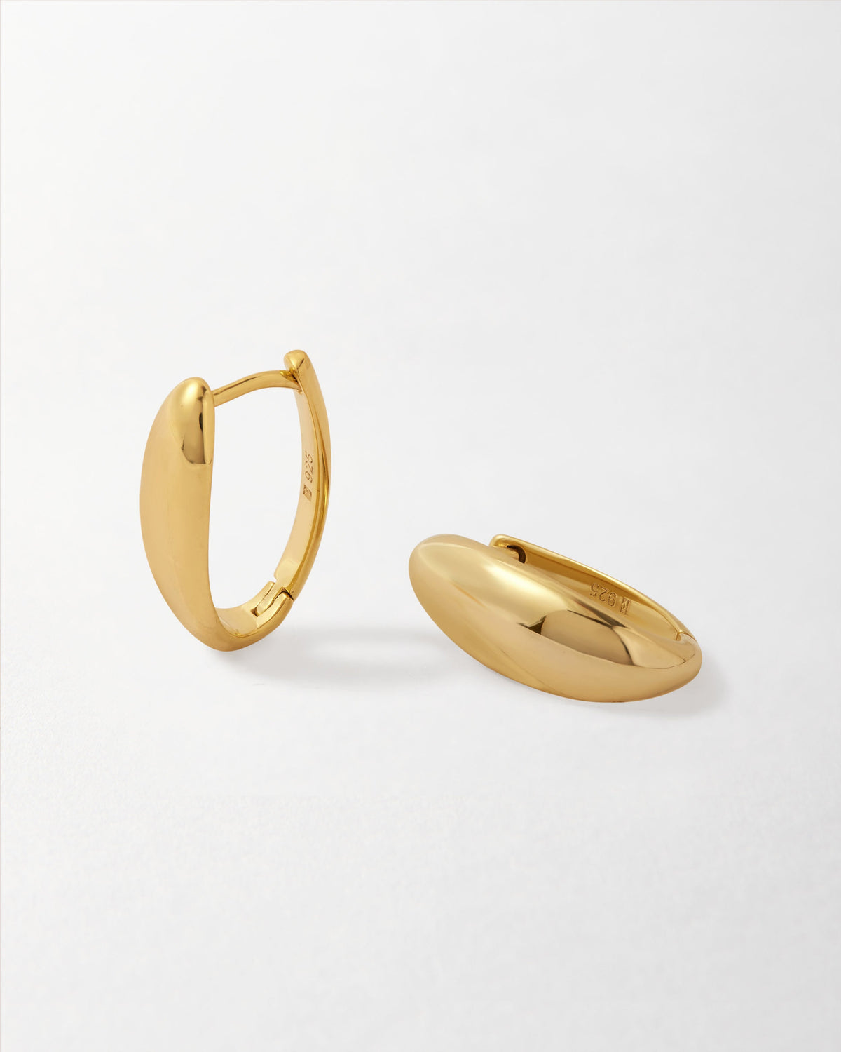 Medium Pebble Hoop Earrings