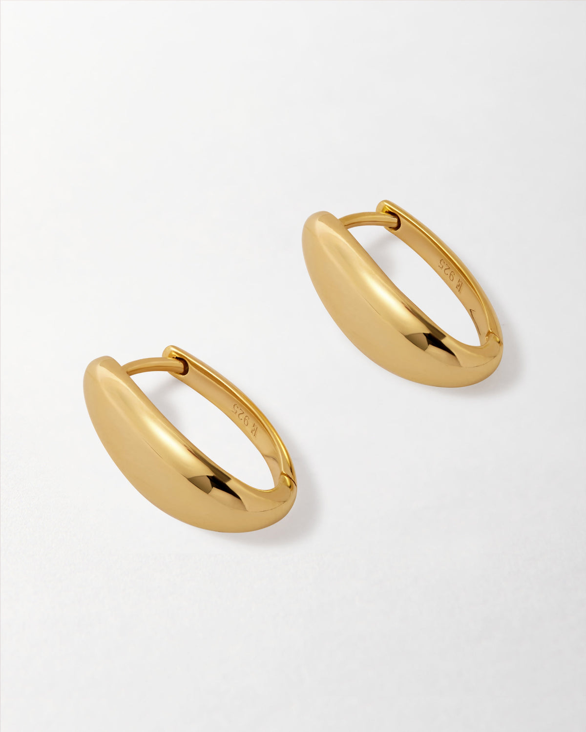 Medium Pebble Hoop Earrings