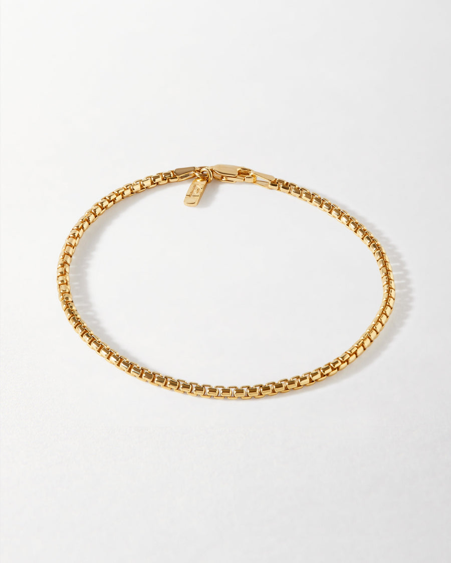 Rounded Box Chain Bracelet