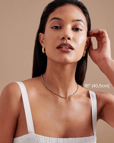 Rounded Box Chain Necklace