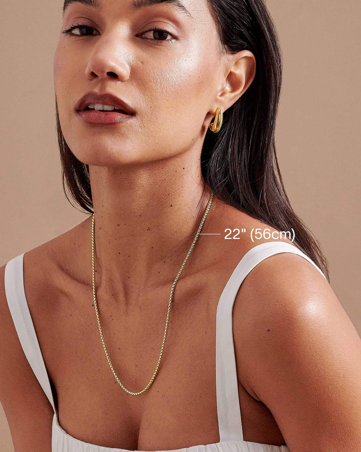 Rounded Box Chain Necklace