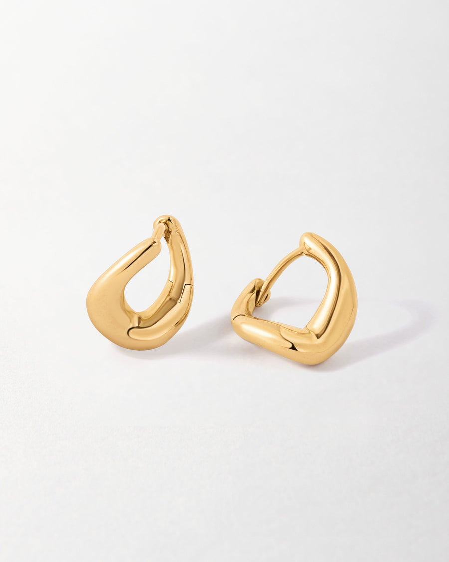 Charlotte Collins Small Twist Hoop Earrings