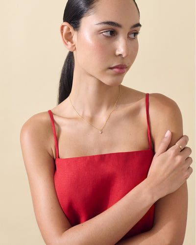 Large Heart Diamond Necklace