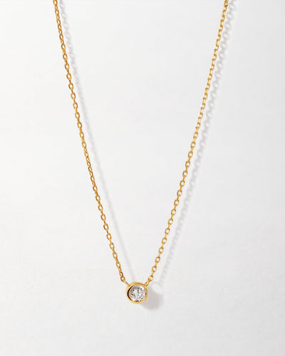 Solitaire Diamond Necklace