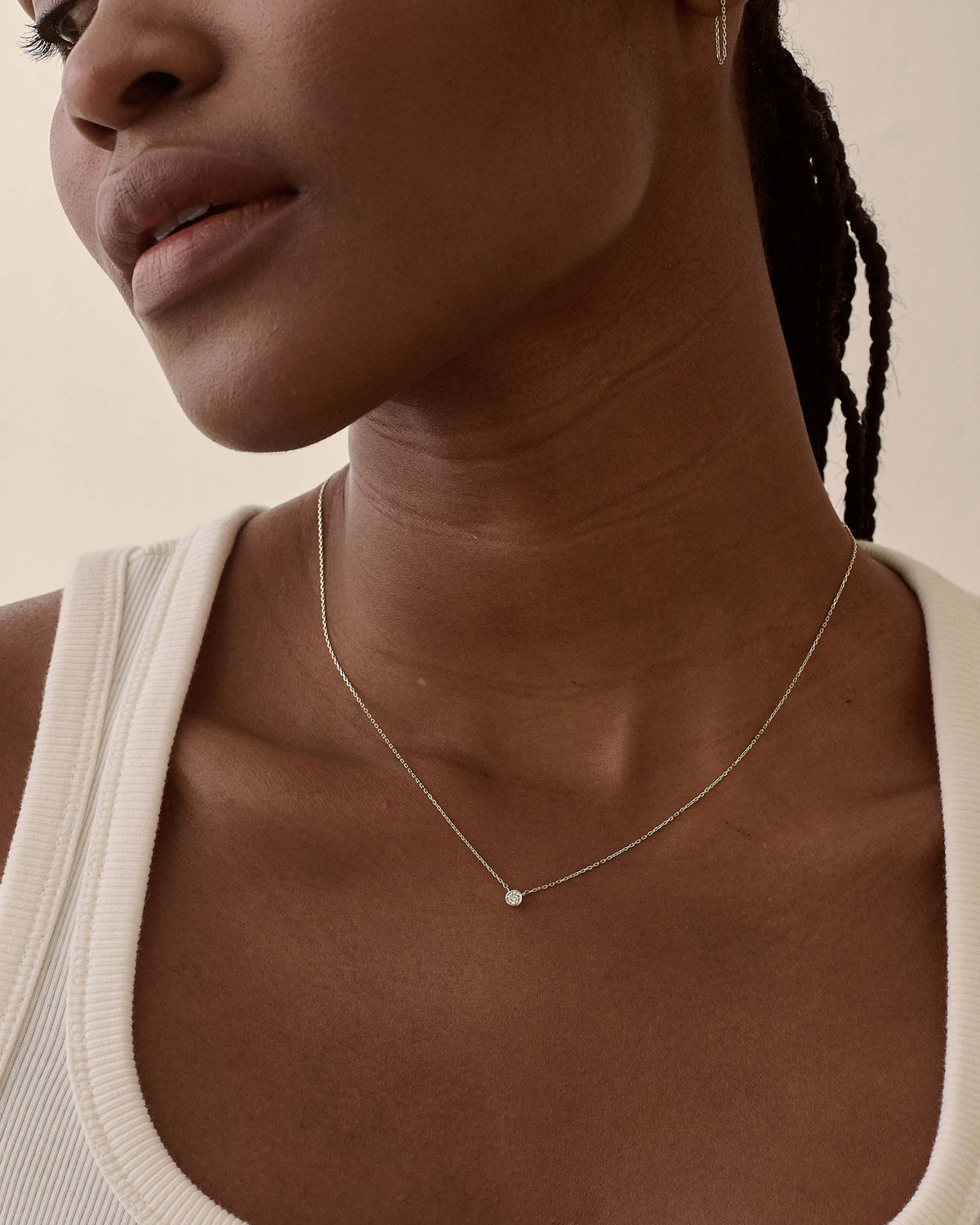Solitaire Diamond Necklace